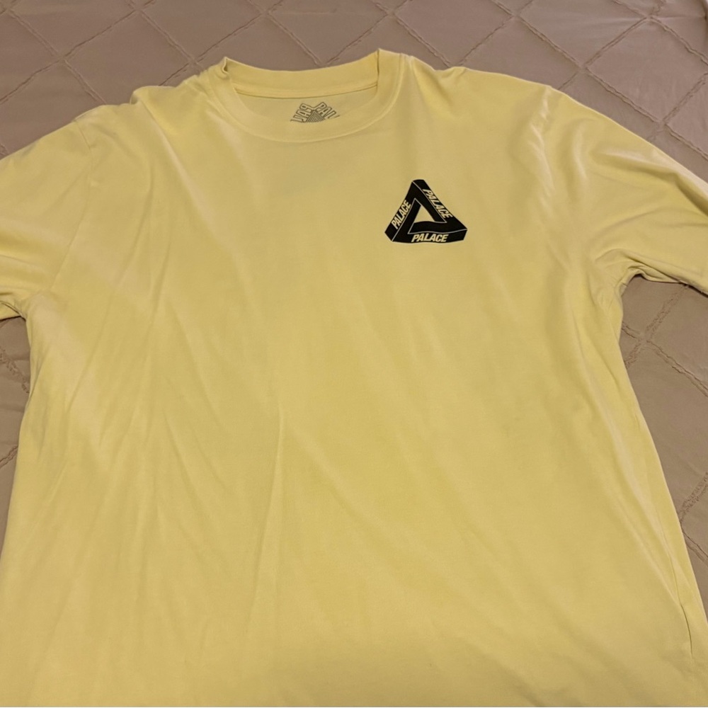 PALACE Light Yellow Long Sleeve Tee